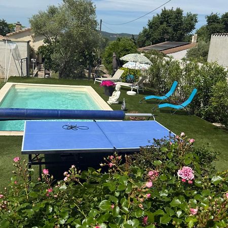 Gite Climatise Avec Piscine Sur Les Hauteurs De Bollene Bagian luar foto